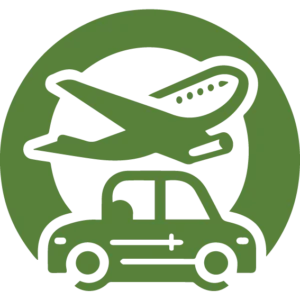Airport pickup icon for sourcing visitors in China