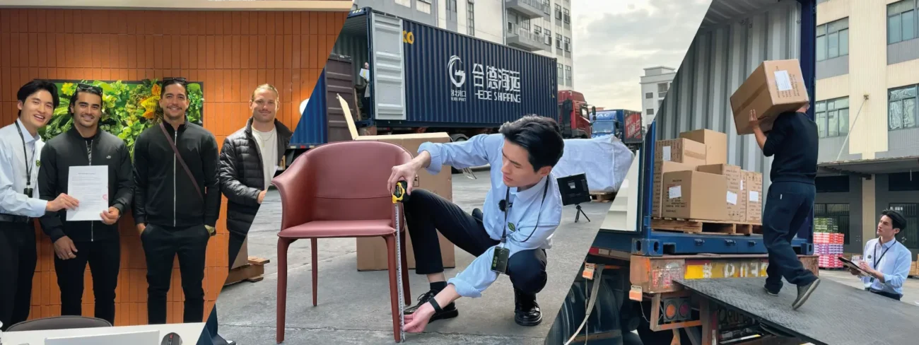Cómo comprar muebles en China en 2025 - Guía completa 2 End-to-end China procurement process, including supplier verification, contract signing, product inspection, and loading supervision.