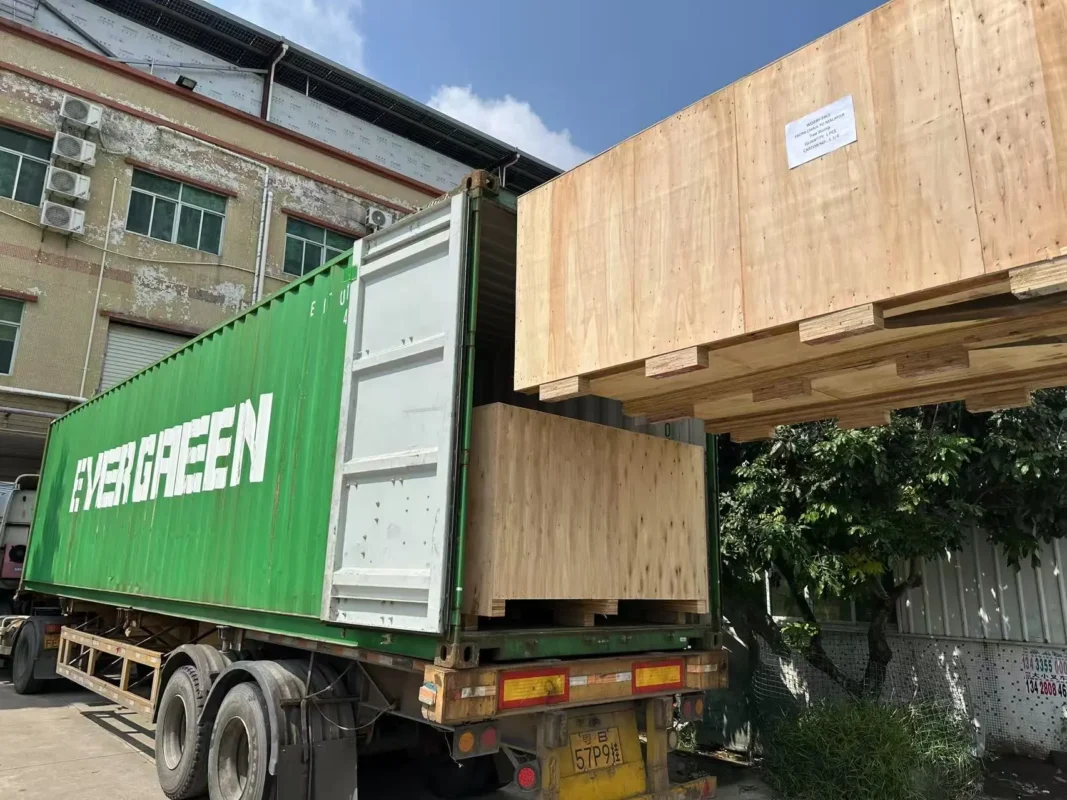 Are Chinese Building Materials Good Quality? 3 Loading a shipping container at a Chinese warehouse for overseas delivery