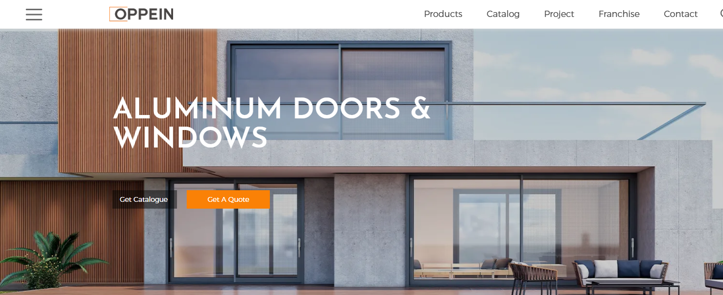 OPPEIN aluminum doors and windows system solutions for buildings