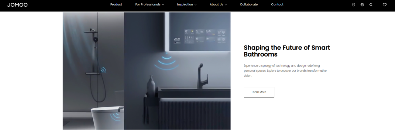 Smart bathroom technology featuring intelligent toilet and digital control systems by Foshan manufacturers