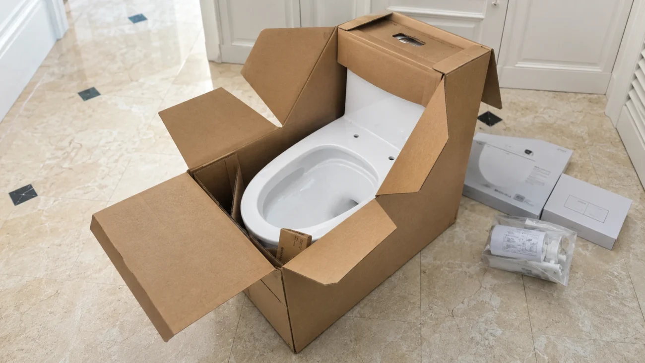bathroom products packaging container loading China