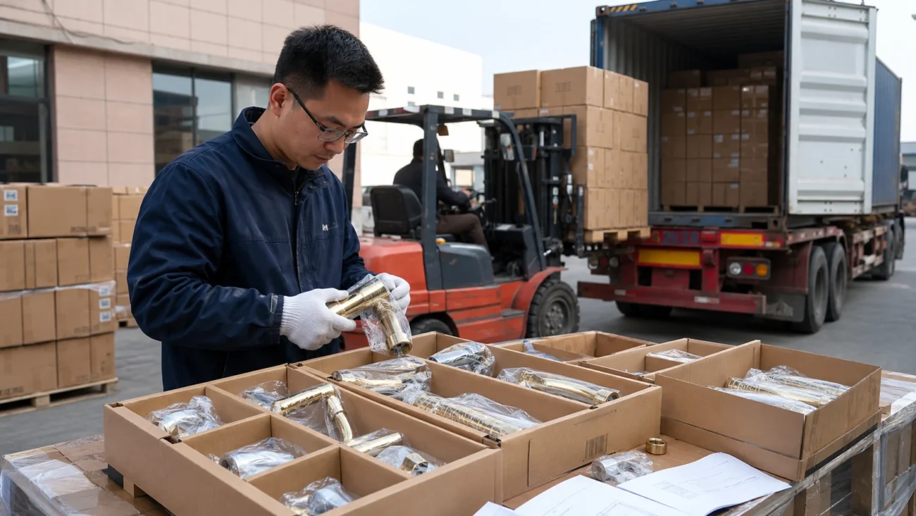 bathroom products sourcing route inspection loading China