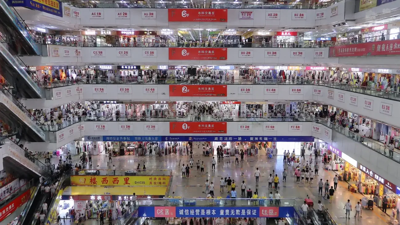 Zhongda Fabric Market soft furnishing sourcing in Guangzhou
