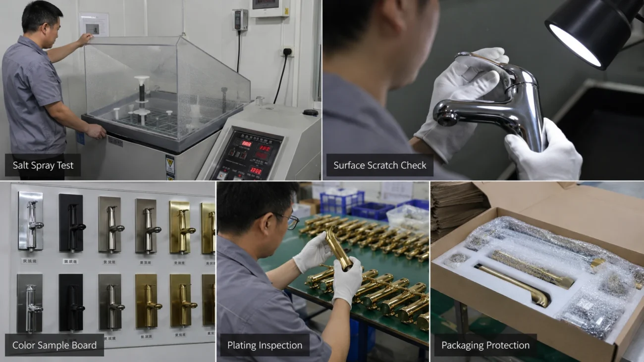 faucet finish quality inspection China