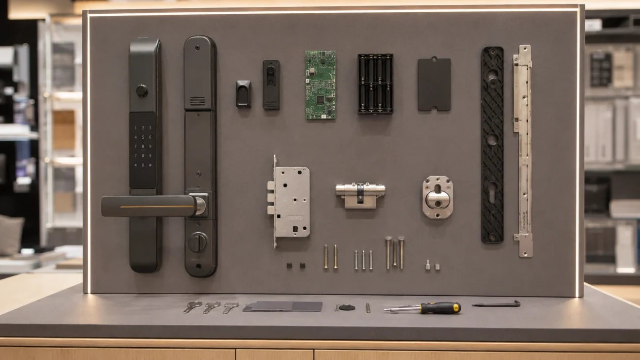 smart lock internal structure and quality inspection