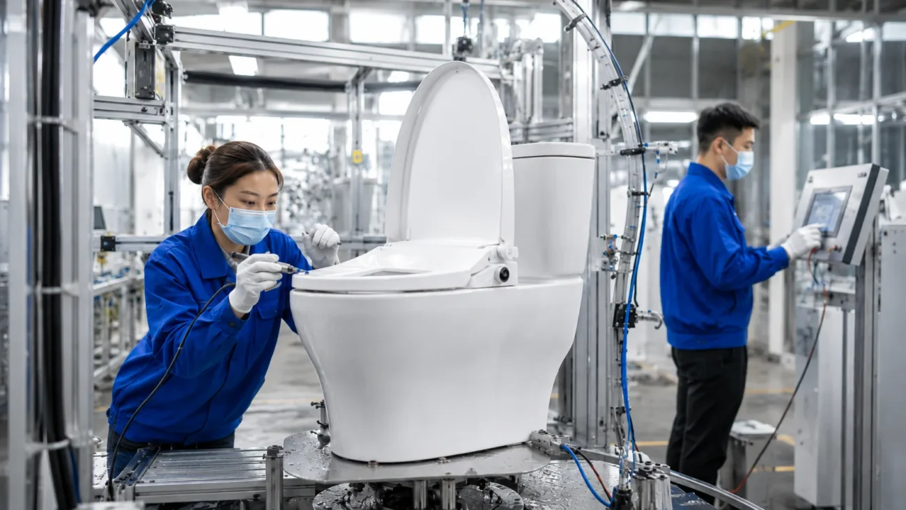 smart toilet sourcing function check China