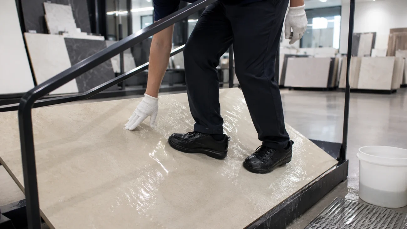 20mm outdoor porcelain paver wet surface check
